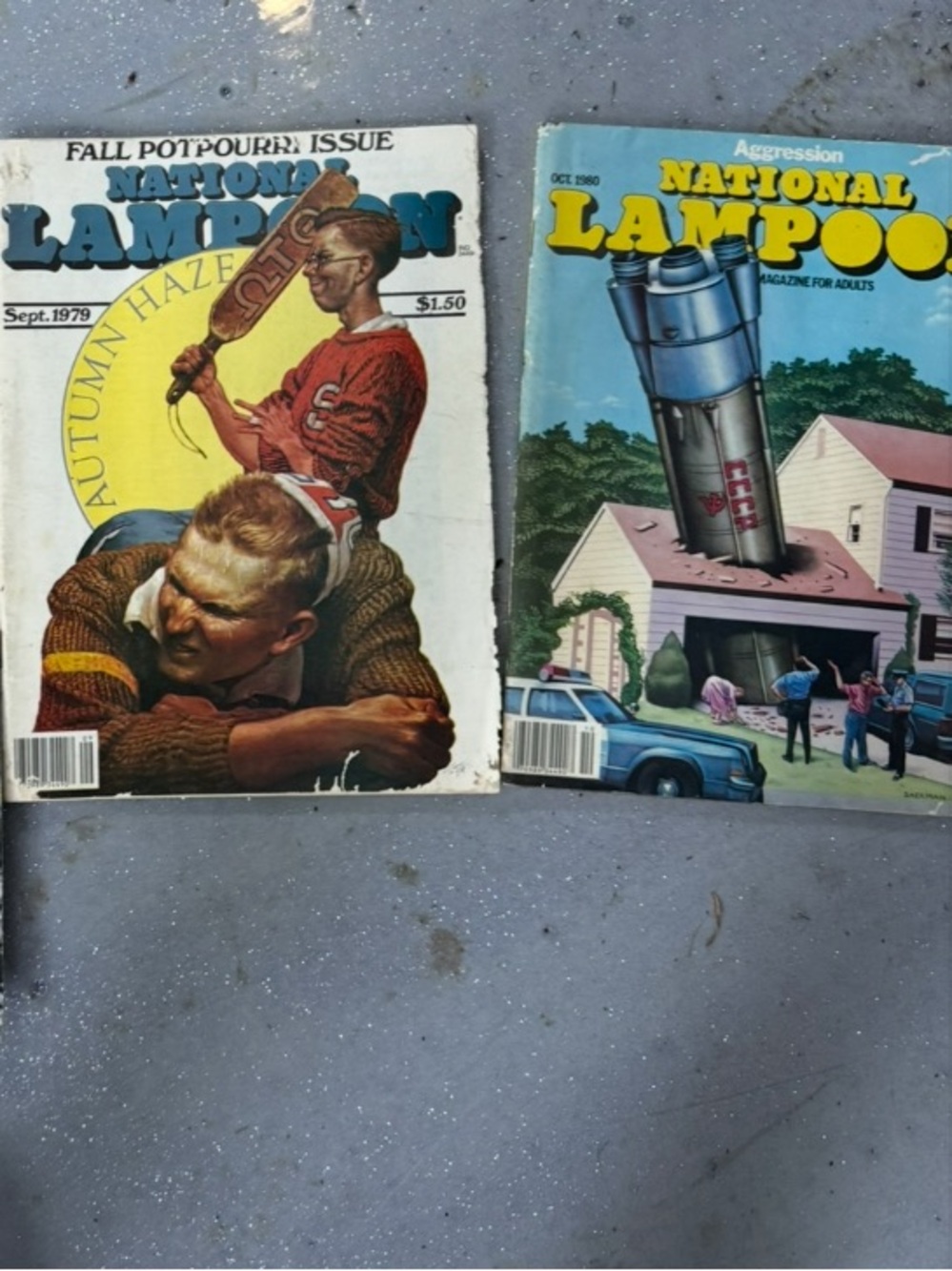 Vintage 1979 and 1980 National Lampoons Humor Magazines